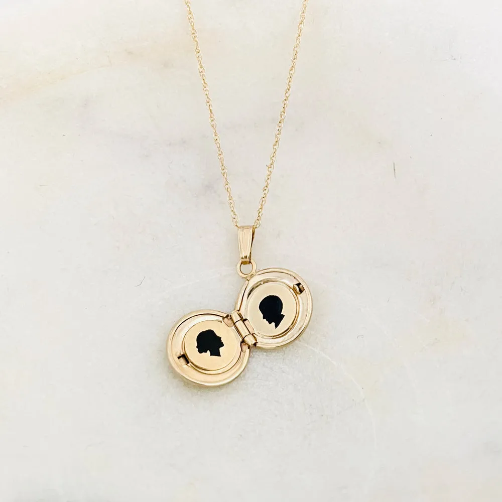 14K Gold Filled The Petite Silhouette Locket