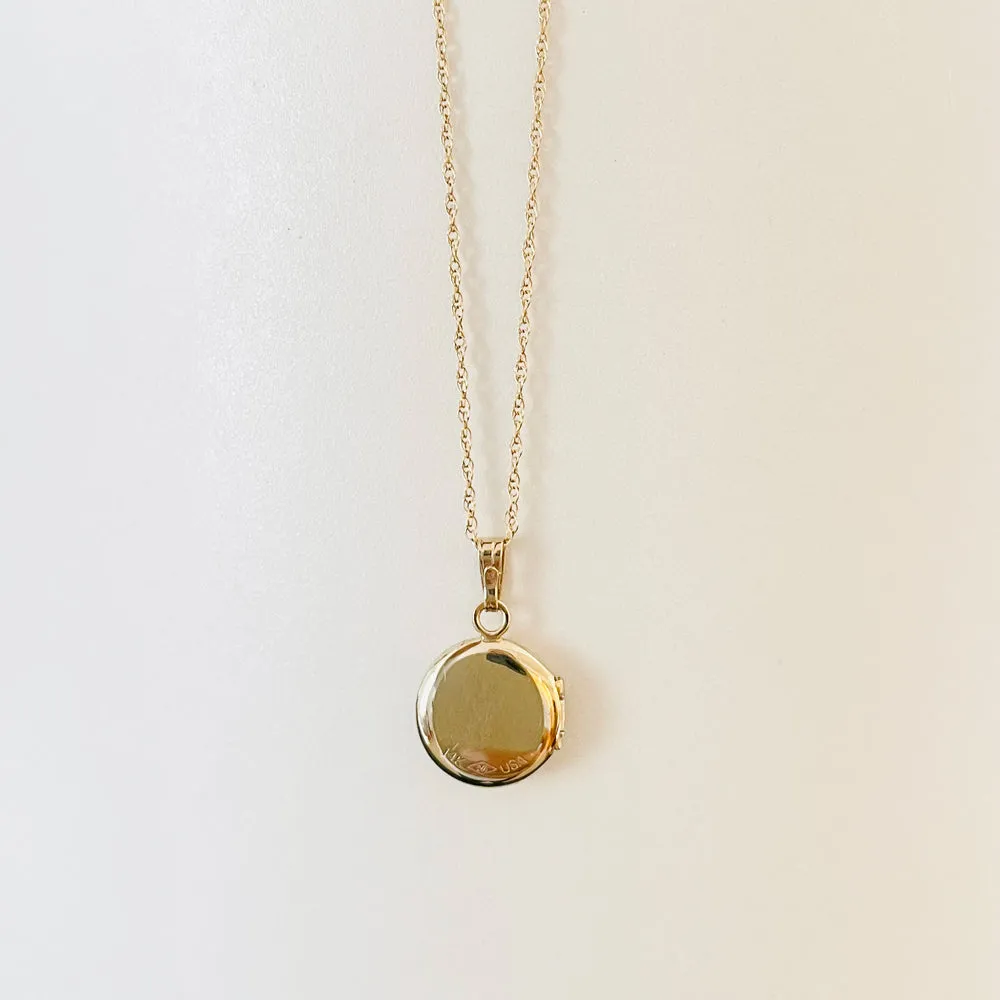 14K Gold Filled The Petite Silhouette Locket