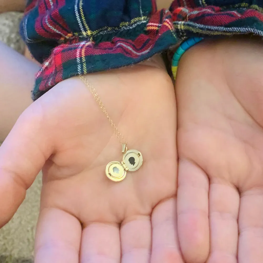 14K Gold Filled The Petite Silhouette Locket