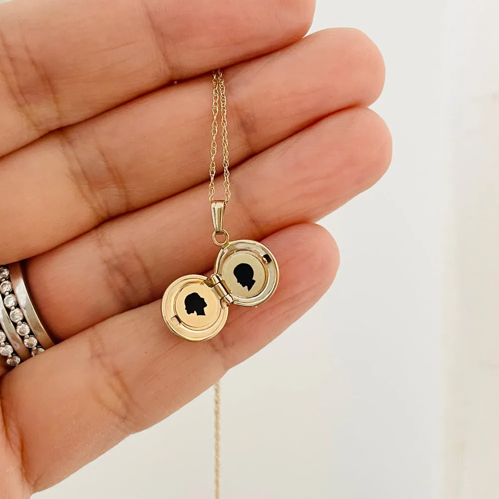 14K Gold Filled The Petite Silhouette Locket