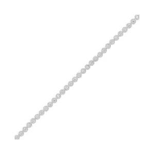 14KT White Gold & Diamond Classic Book Tru Reflection Bracelet  - 5 ctw