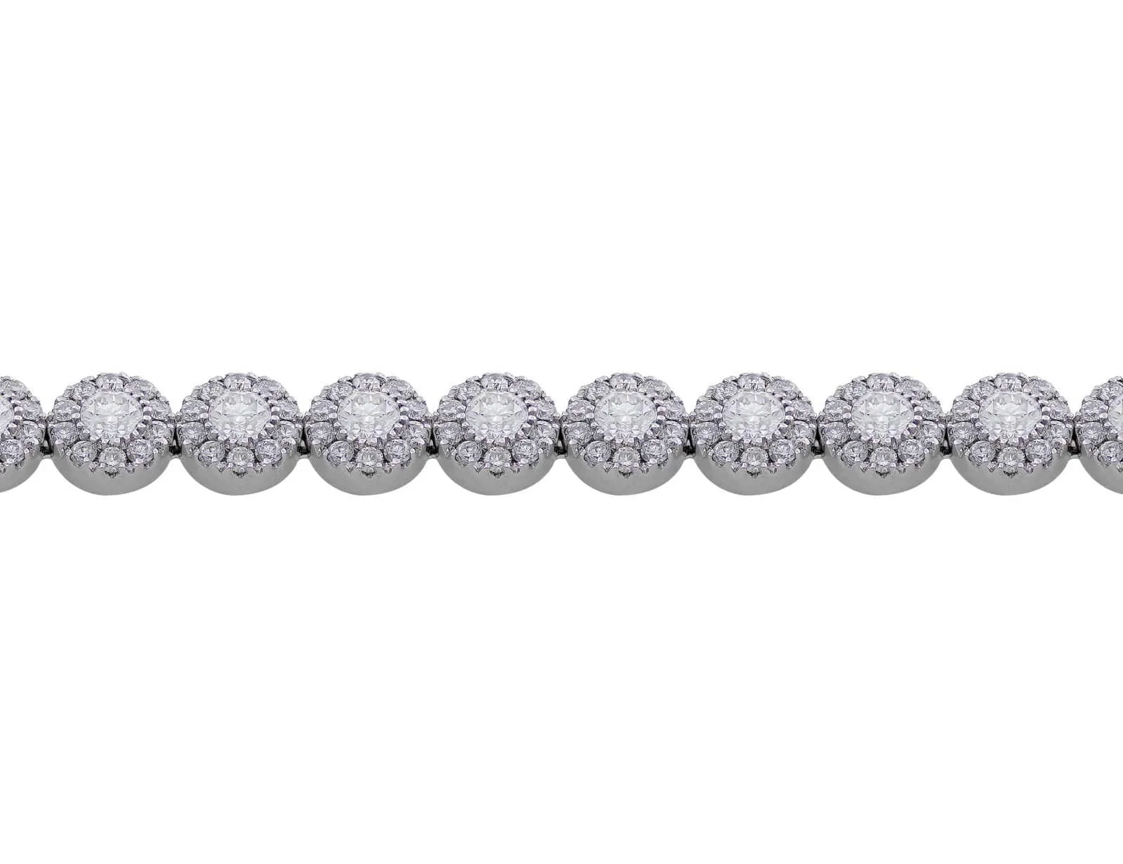 18k White Gold Delicate Diamond Bracelet