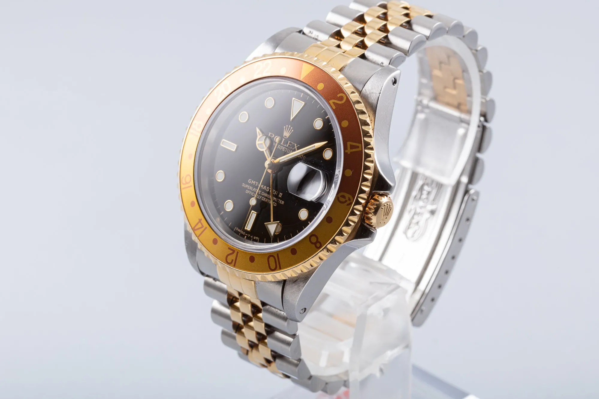 1991 Rolex 18k/St GMT-Master II 16713