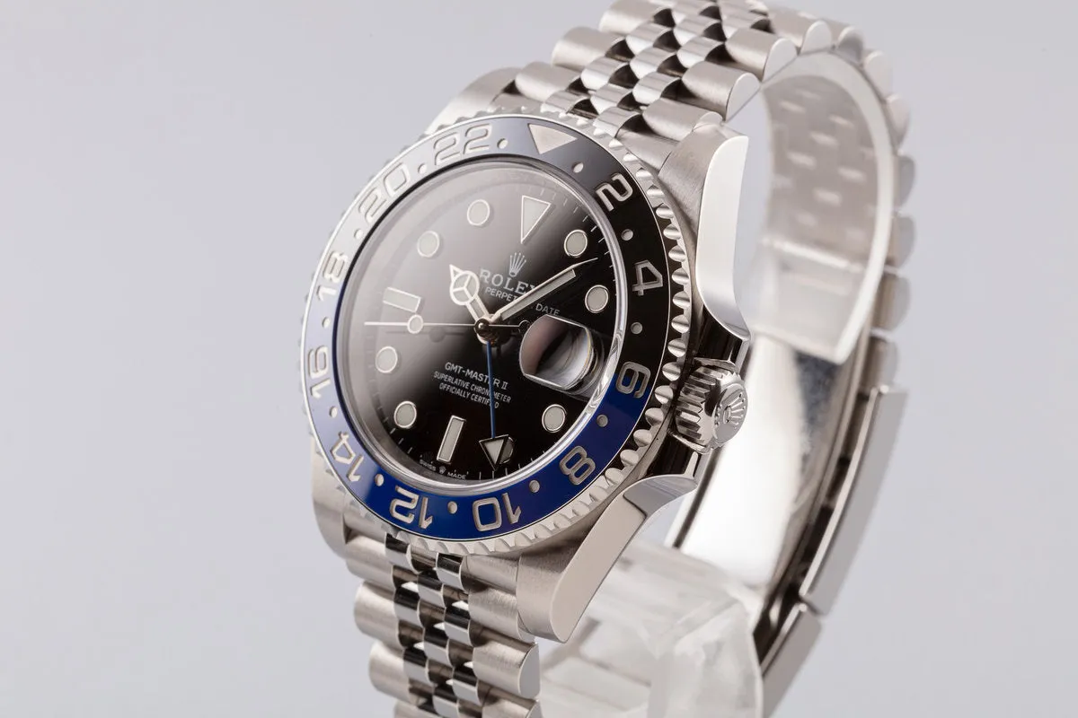 2020 Rolex GMT-Master II 126710BLNR "Batman" with Box and Card