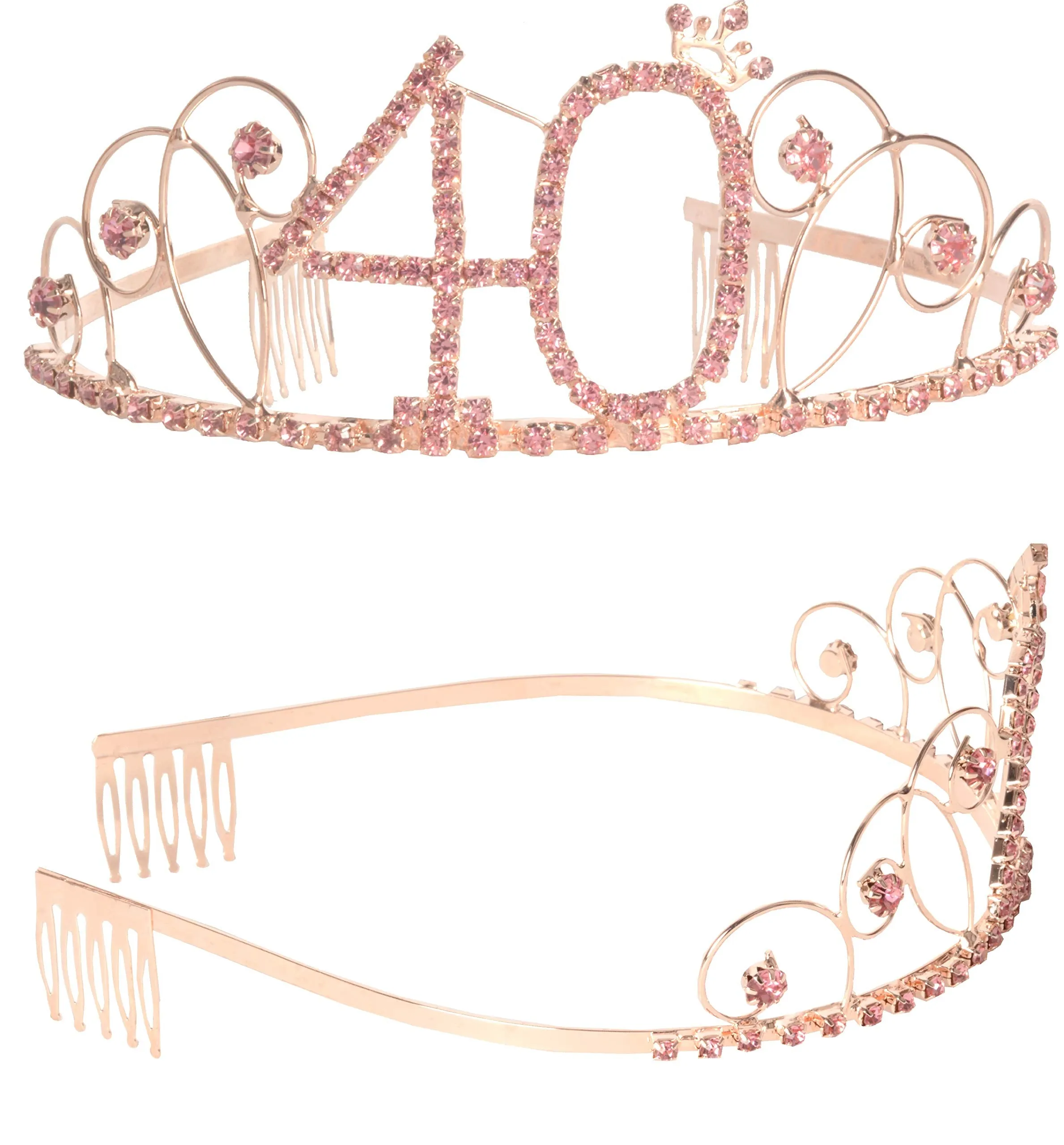 40th Birthday Gifts for Women, 40th Birthday Tiara and Sash, HAPPY 40th Birthday Party