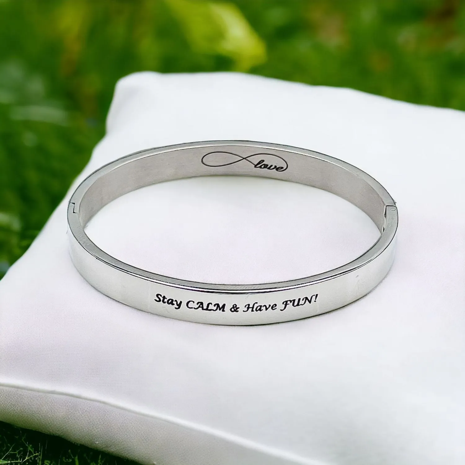 8mm Customized Personalised Laser Engraved Stainless Steel Gold Openable Bangle Cuff Kada For Men