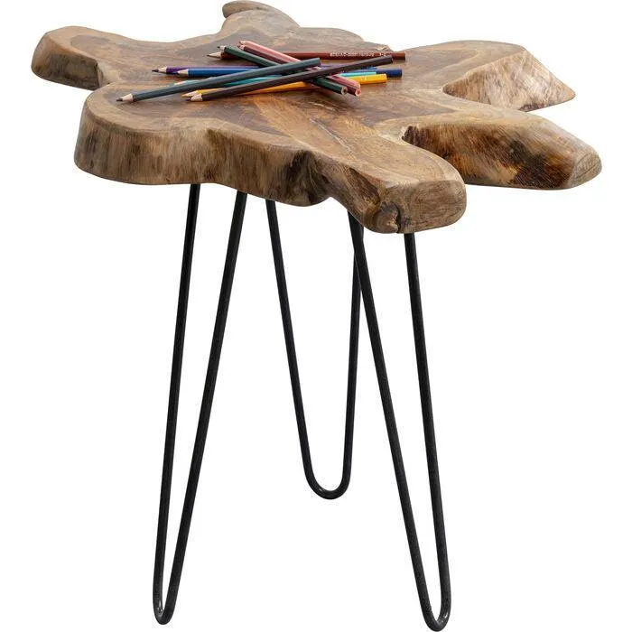 Aspen Nature Teak Wood Side Table