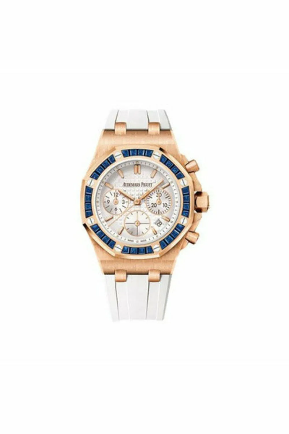 audemars piguet royal oak chronograph automatic white dial watch