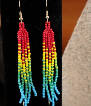 Beaded Dangle Earrings by Kathleen Hays