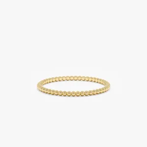 Beaded Design Gold Ring, Kassidy