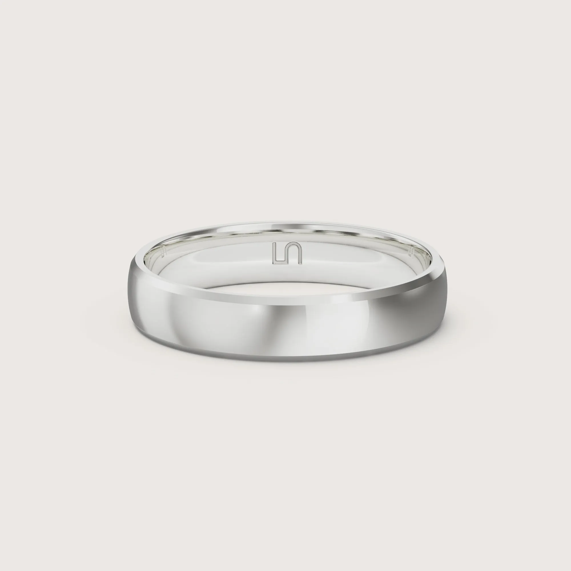 Bevel Edge Wedding Band