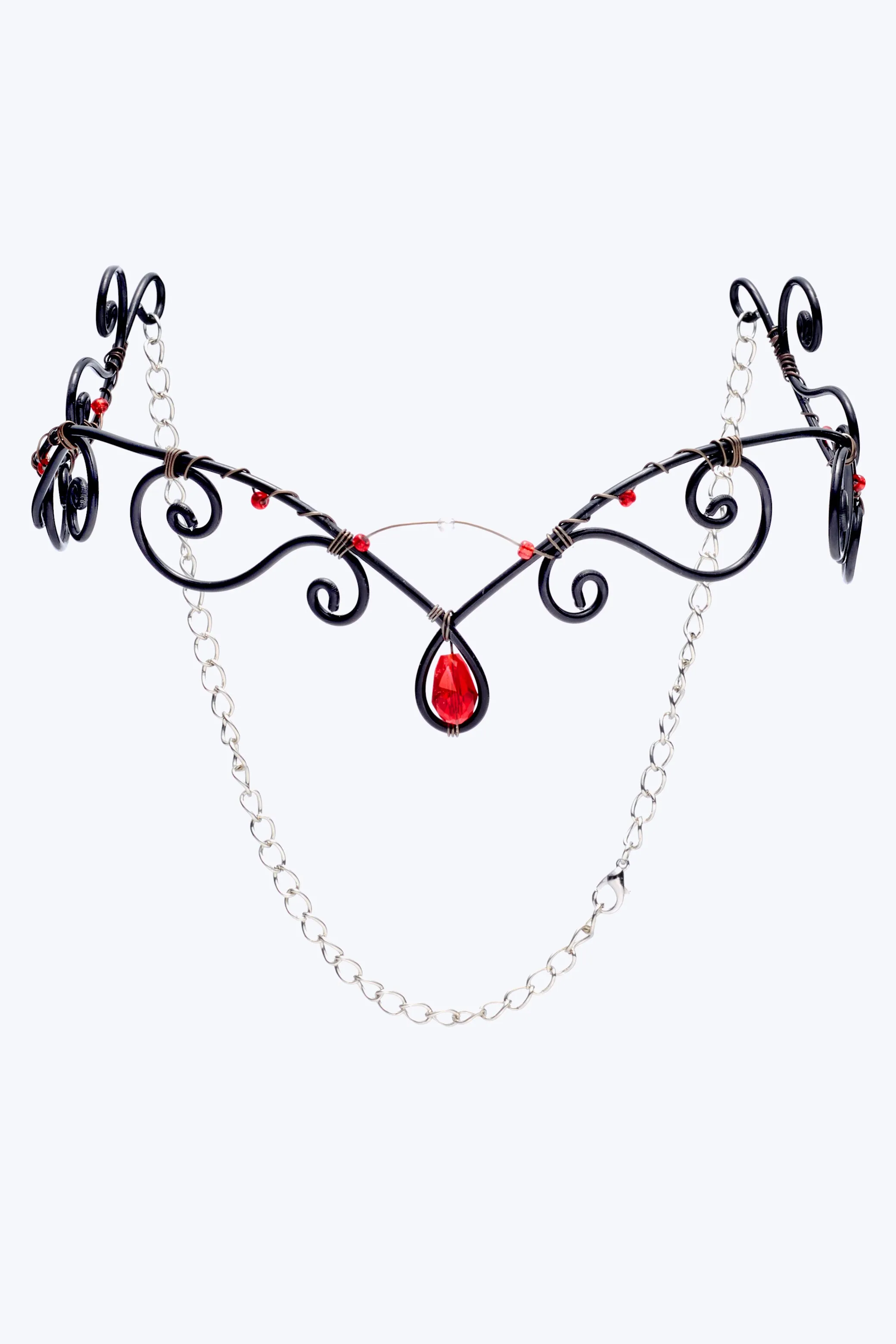 Blood Drop Wire Tiara