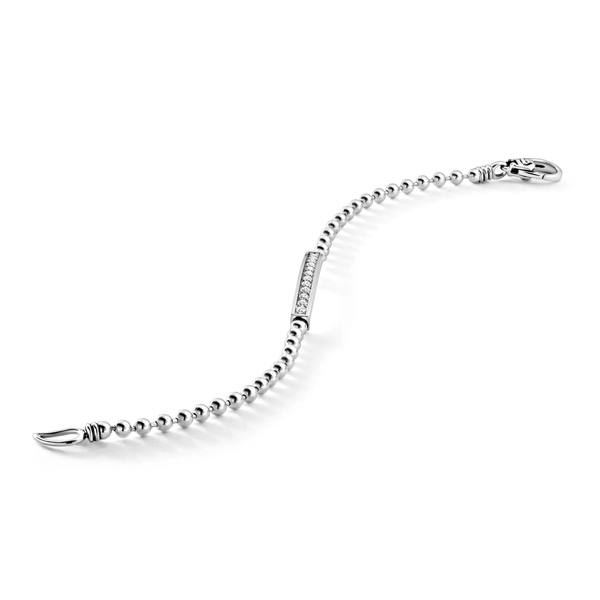 Caviar Spark Diamond Beaded Bracelet