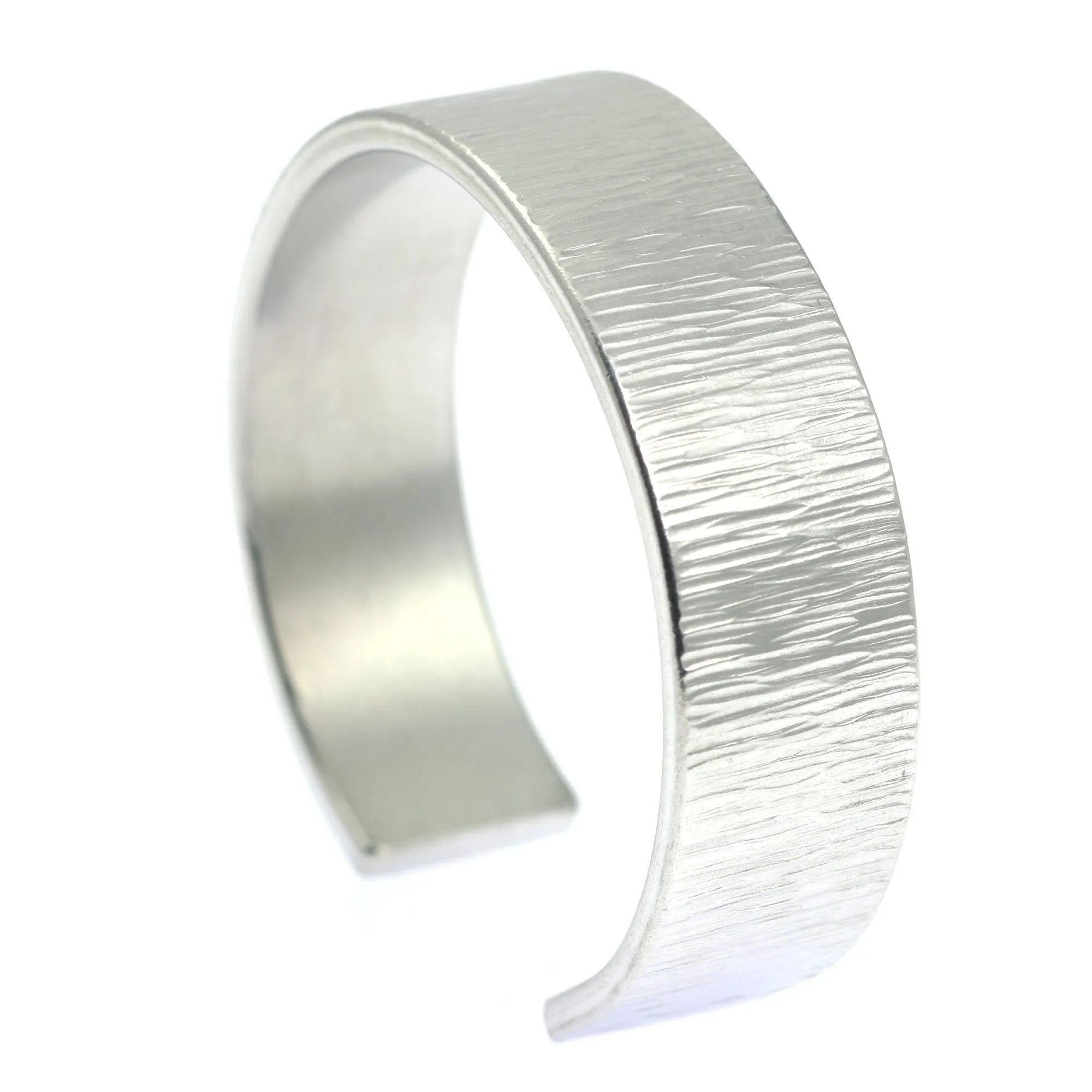 Chased Aluminum Cuff Bracelet