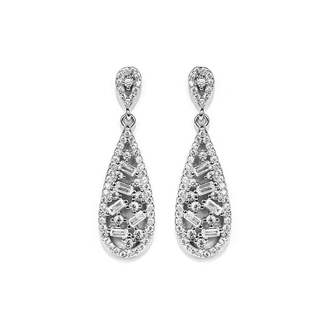 Chhaya Drop 925 Silver Earrings