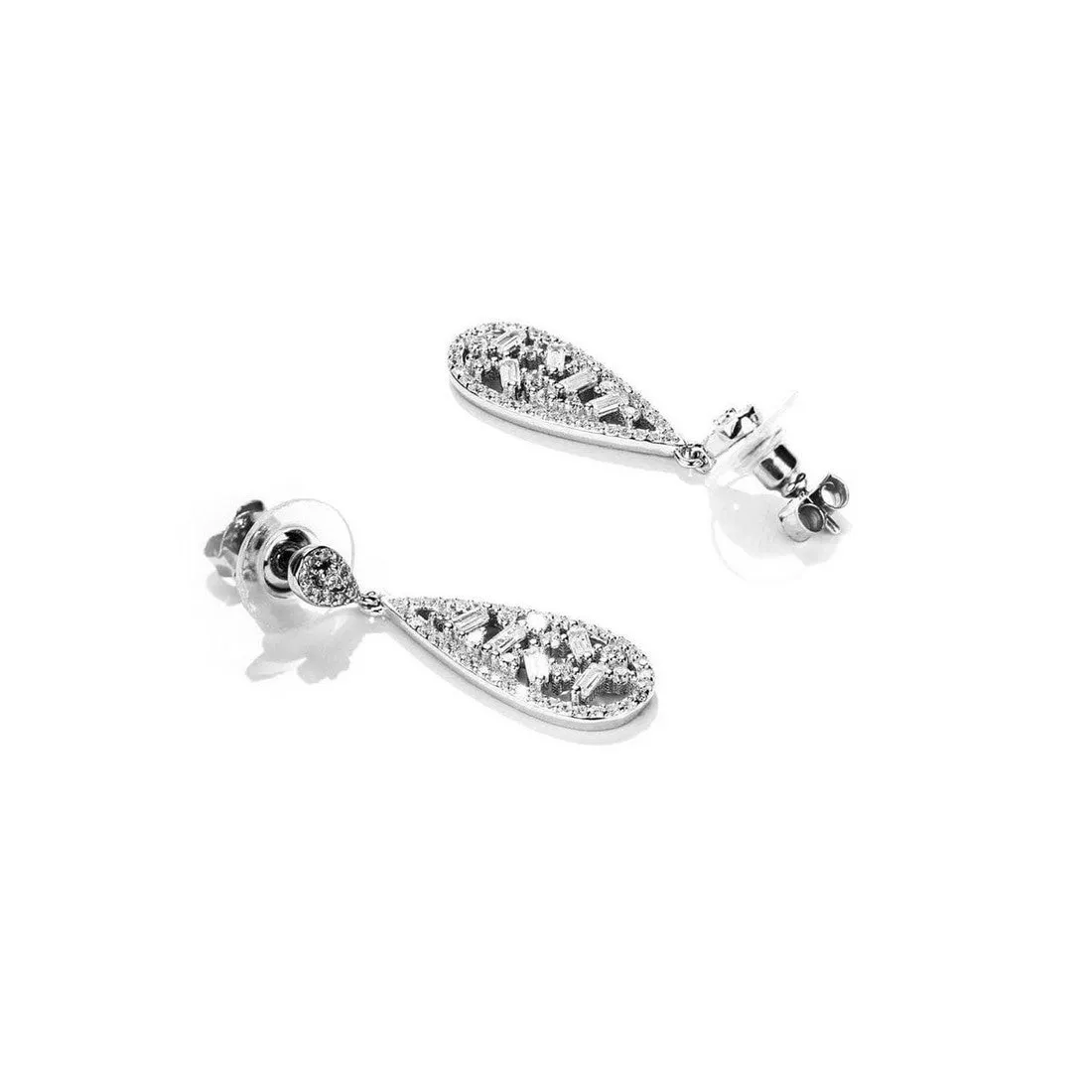 Chhaya Drop 925 Silver Earrings