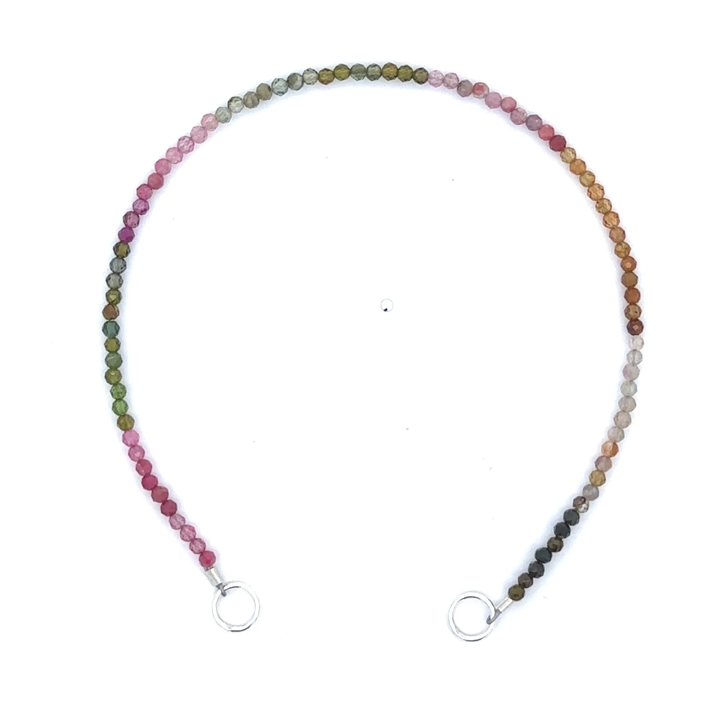 Claspless Tiny Gemstone Bracelet (Multicolor)