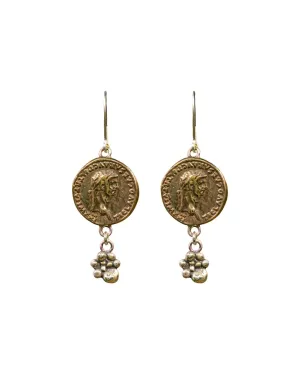 Coin Drop Dangle Earrings