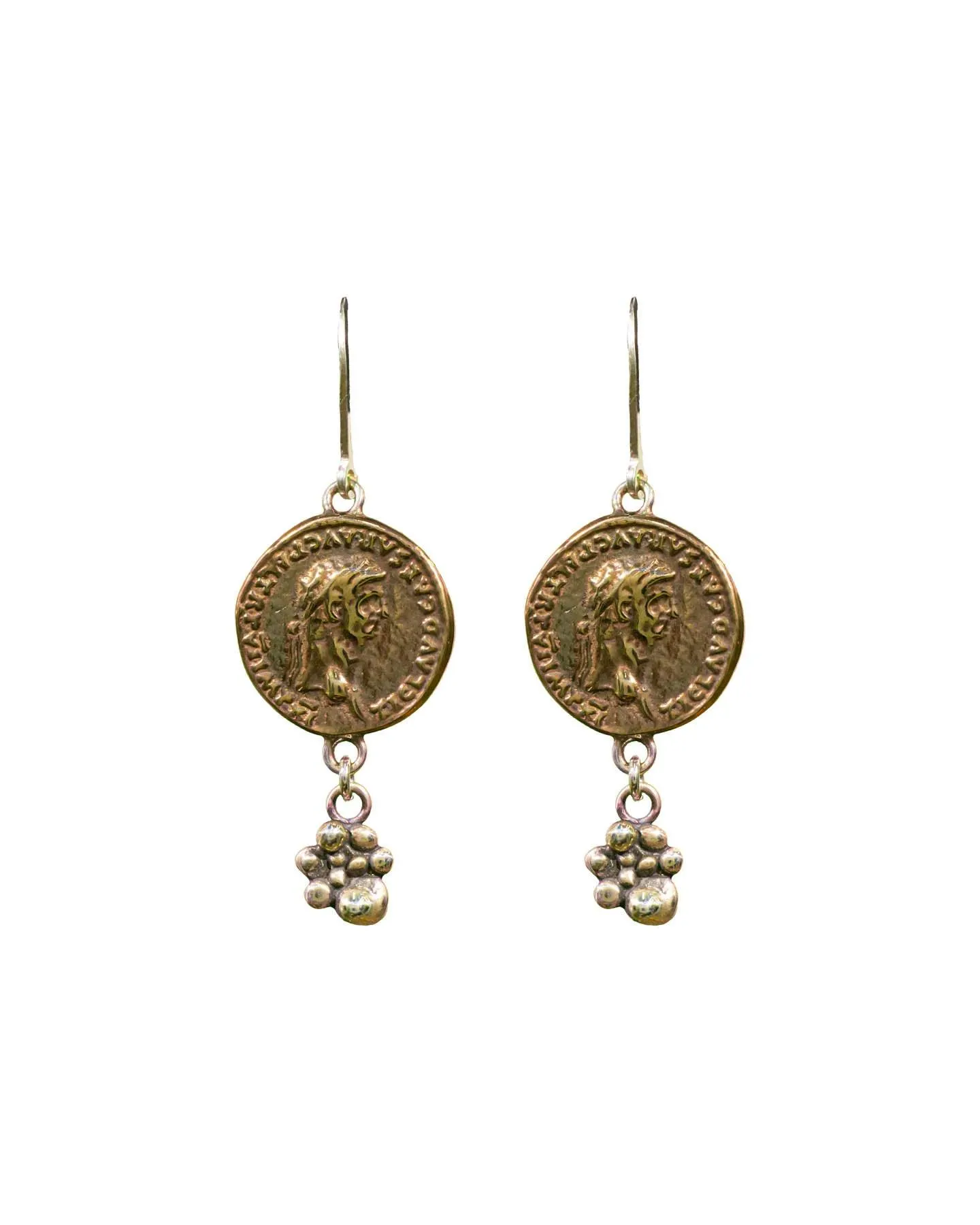 Coin Drop Dangle Earrings