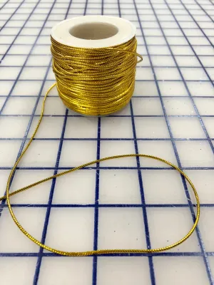 Cording: 1/16-inch Metallic Gold Tiara Cord