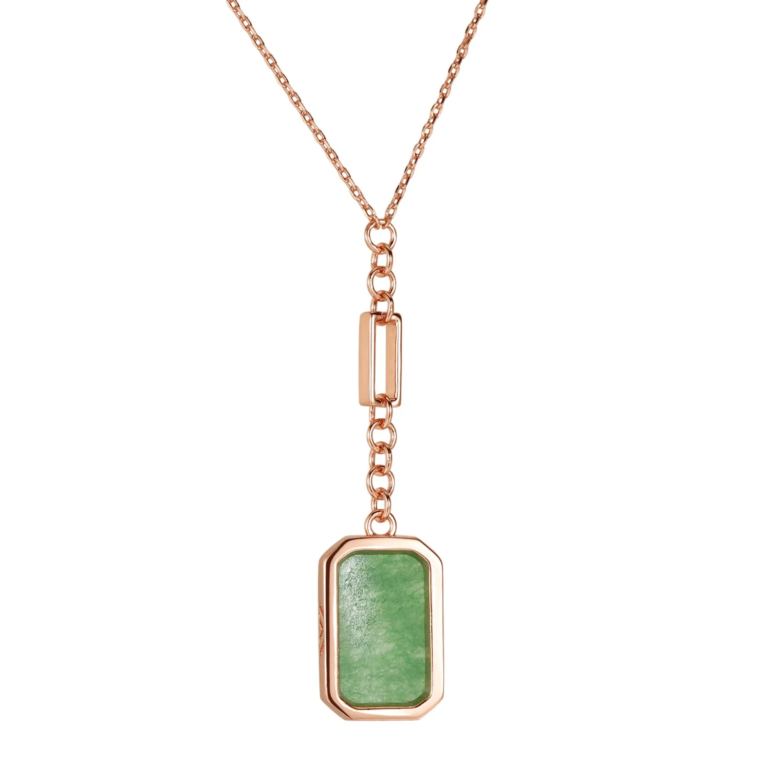 Cube Jade Necklace