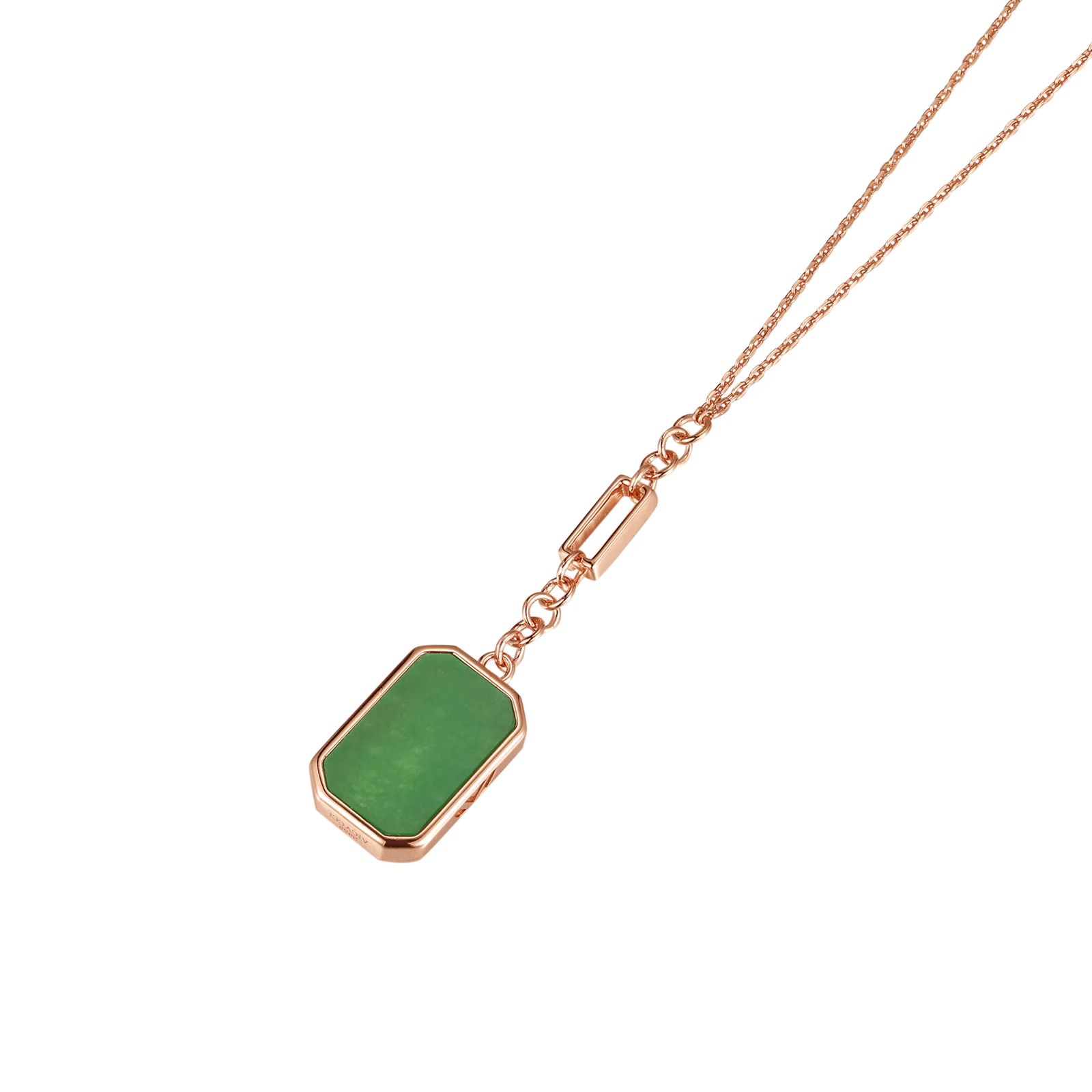 Cube Jade Necklace