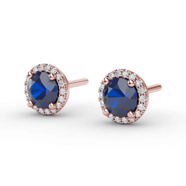 Dazzling Brilliant Cut Stud Earrings