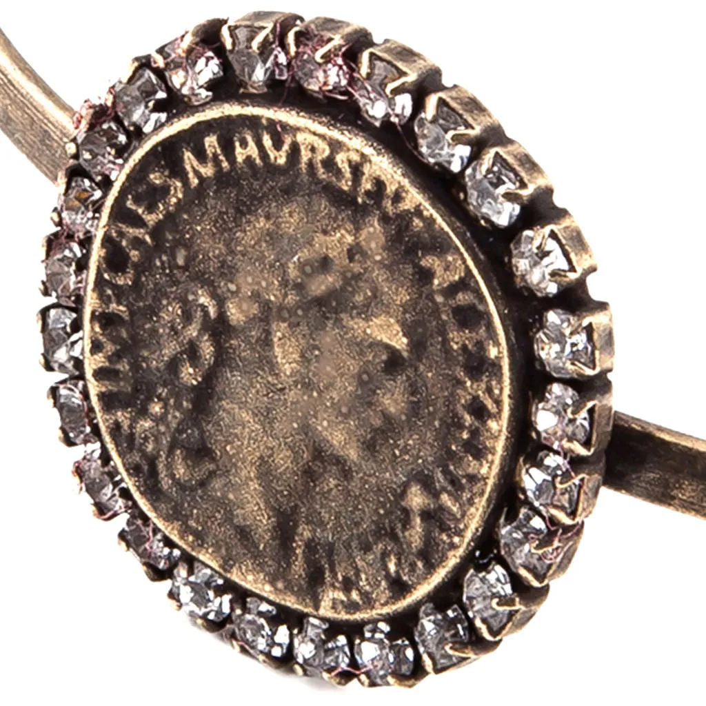 Diamante Ancient Roman Coin Cuff