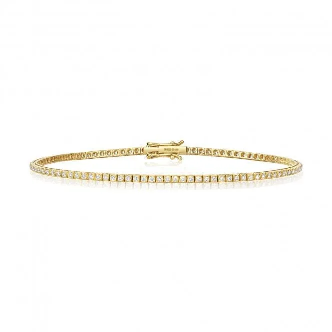 Diamond Jewellery 18ct Gold Bracelet BDQ181