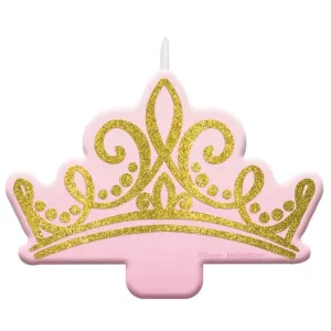 Disney Princess Once Upon A Time Crown Candle