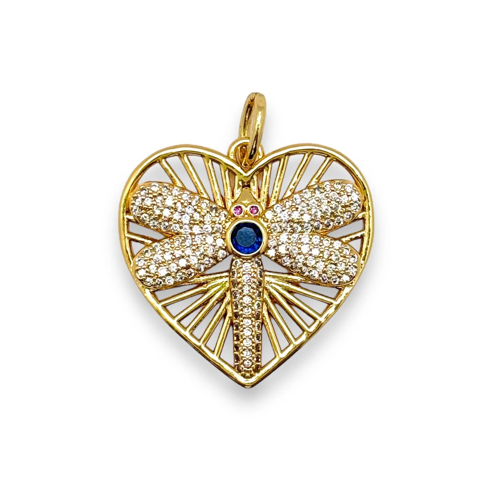 DragonFly Heart Pendant