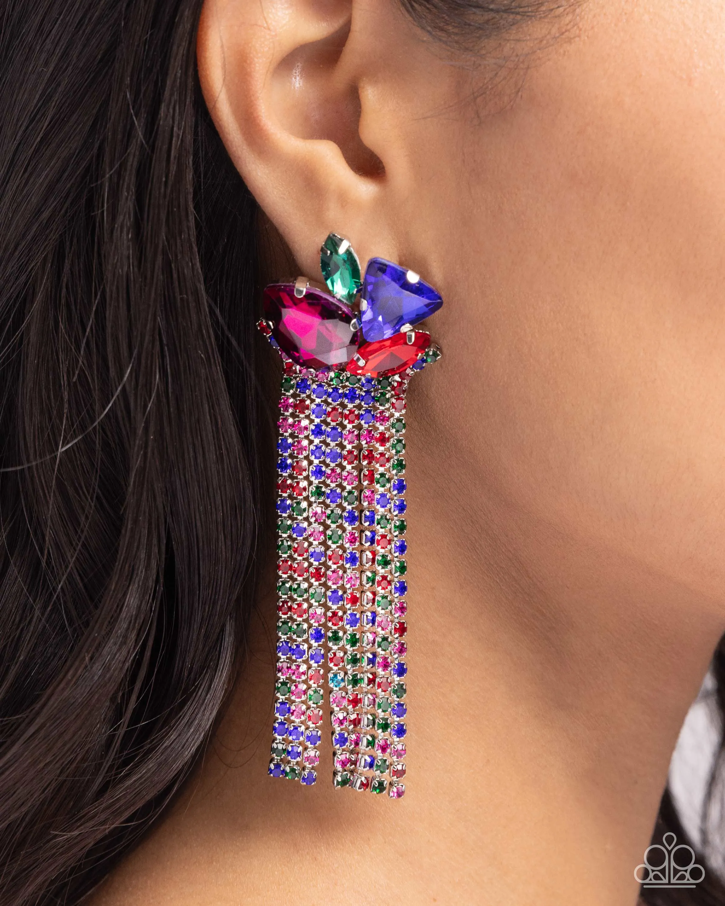 Earrings Blinding Blend - Multi E2448