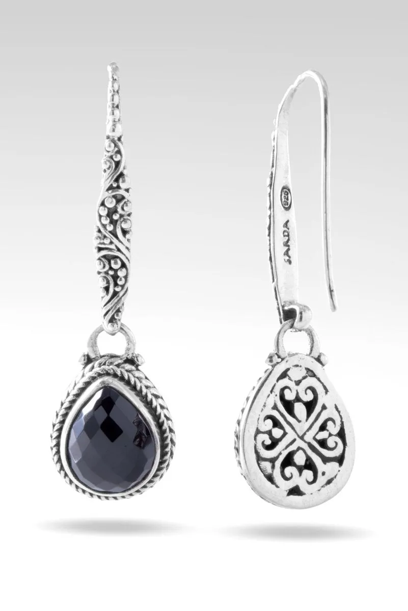 Enchanted Promise Earrings™ in Black Spinel