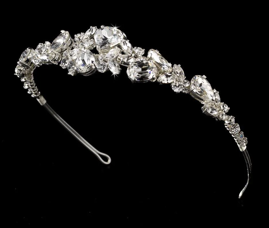 Fantastic Shining Crystal Bridal Tiara or Tiara Set