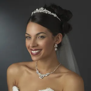 Fantastic Shining Crystal Bridal Tiara or Tiara Set