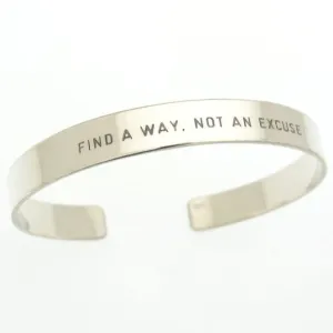 Father's Day Gift - Engraved Sterling Silver Bracelet