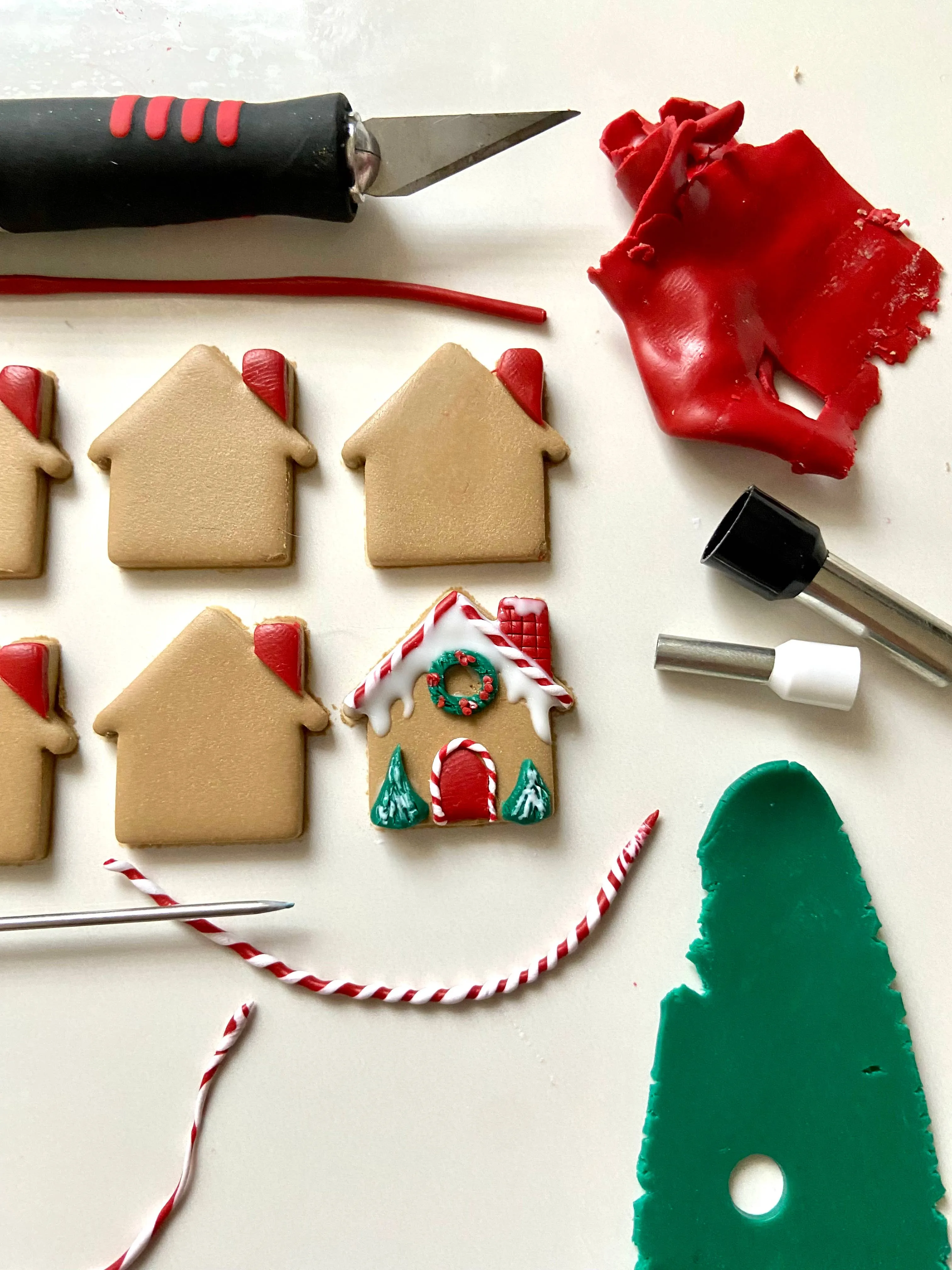 Gingerbread House Dangle Earrings