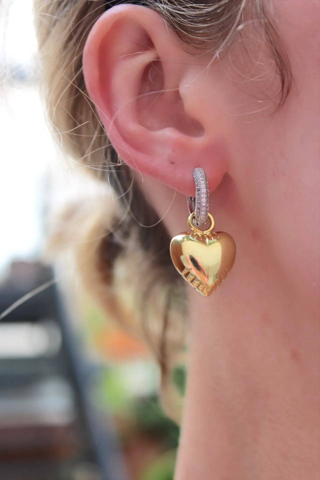 Glitch Heart Earrings