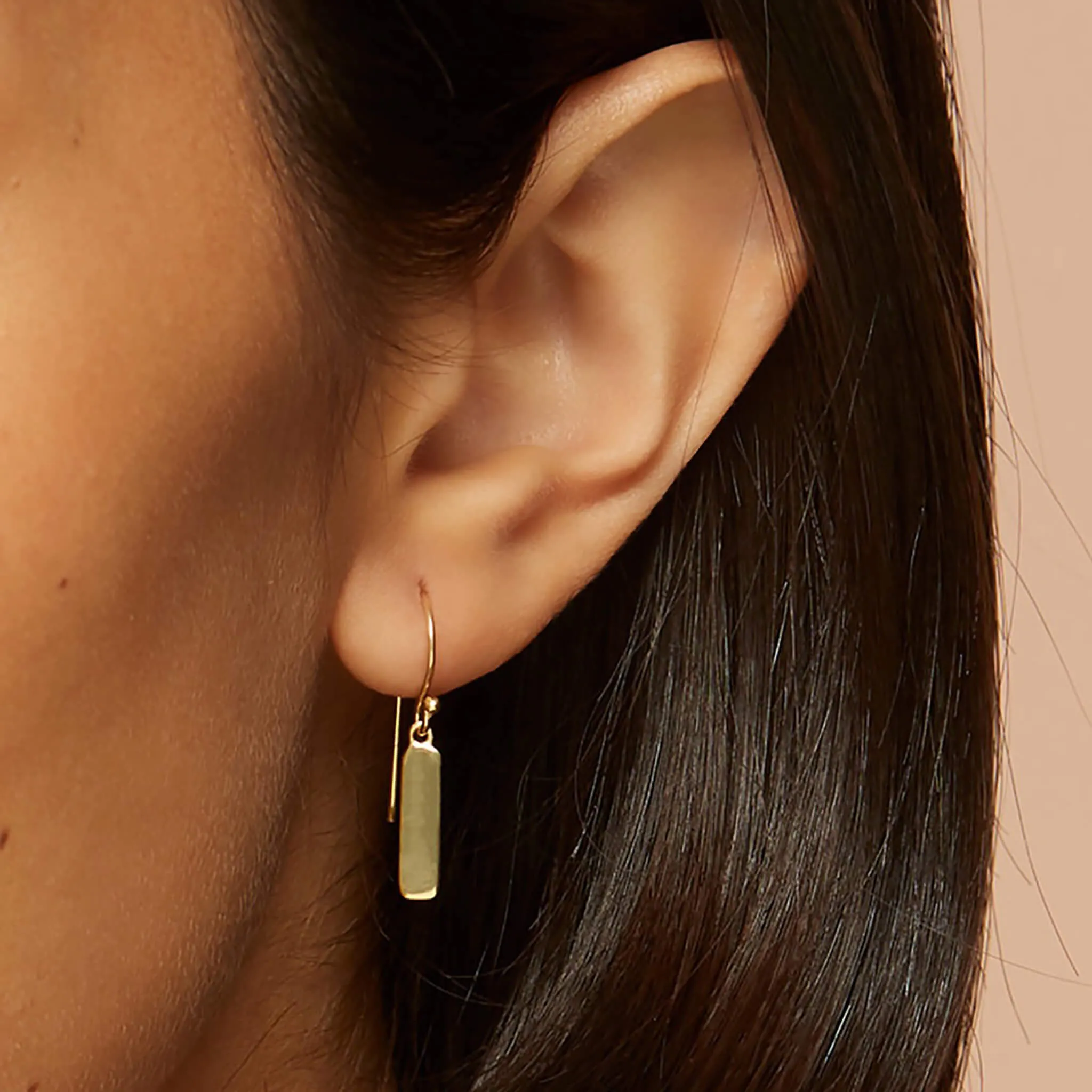 Gold Dangle Earrings - Dina