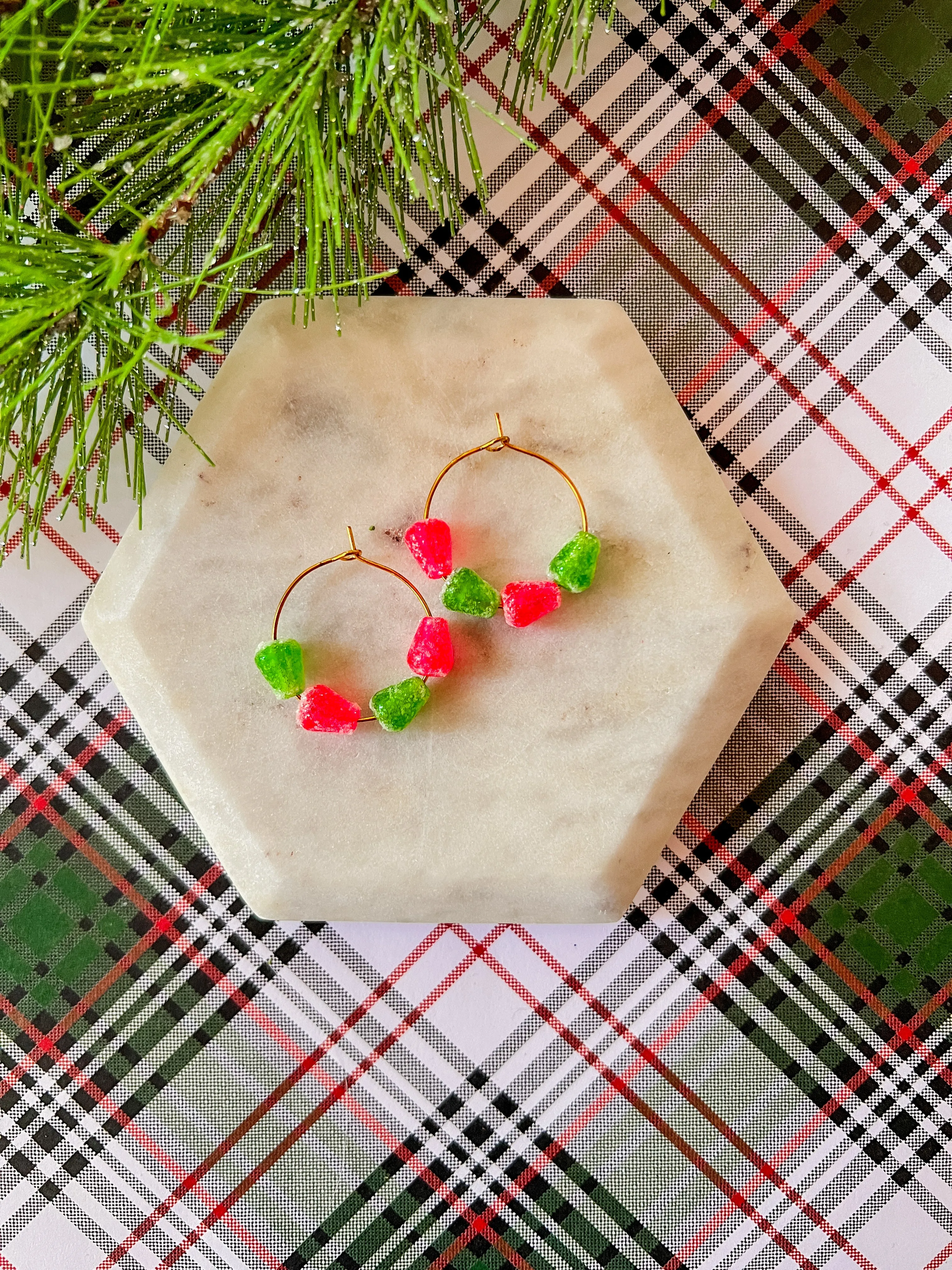 Goody Goody Gumdrop Hoops | Glitter Earrings