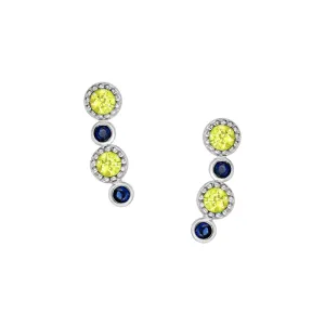 Gwen Sapphire Earrings (Yellow)