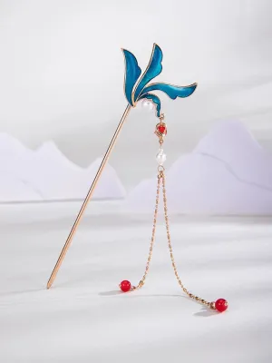 Hair Stick: Swan