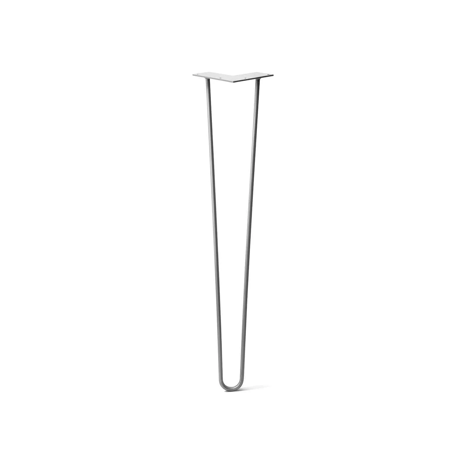 Hairpin Leg (Sold Separately), 2-Rod Design - Clear Coated Finish