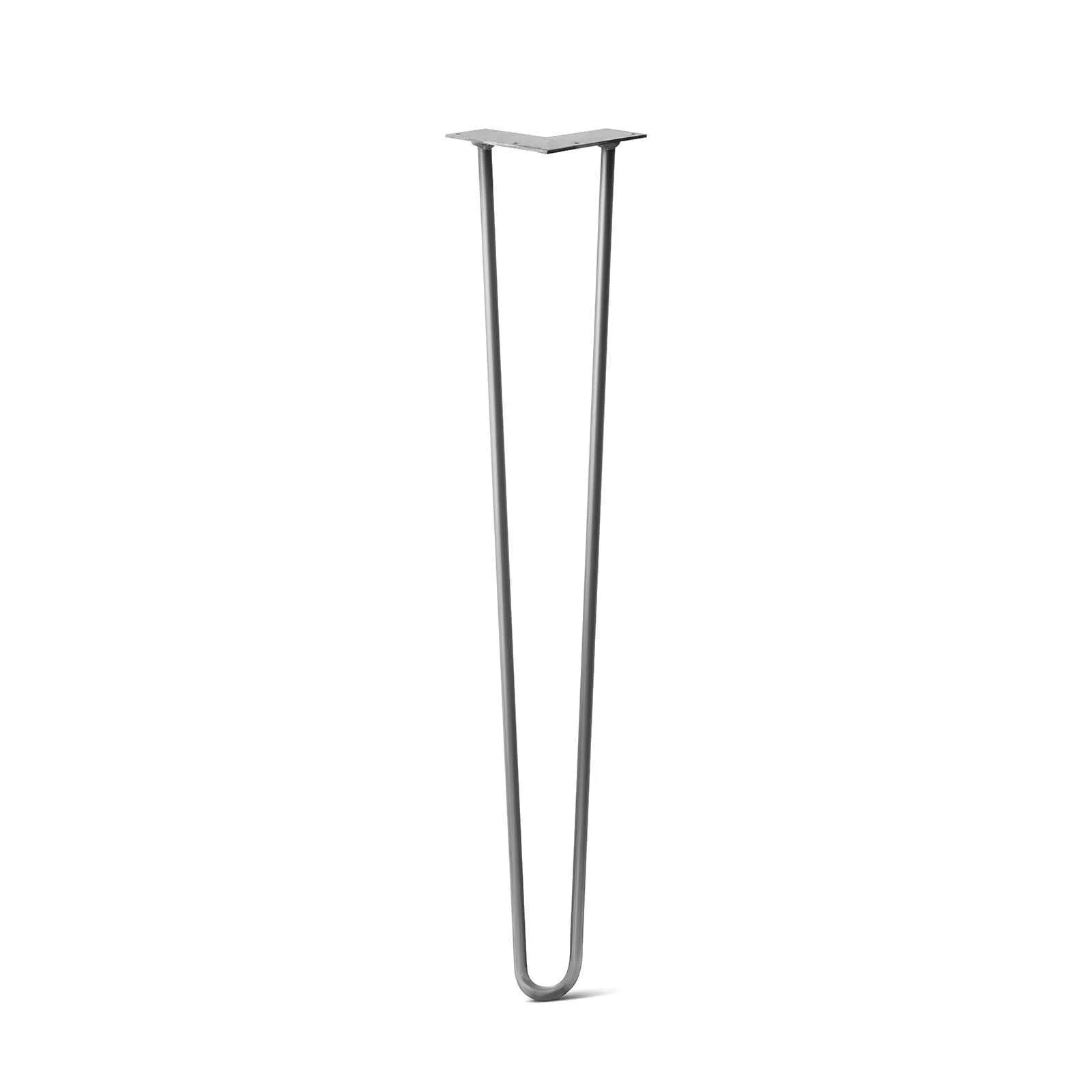 Hairpin Leg (Sold Separately), 2-Rod Design - Clear Coated Finish