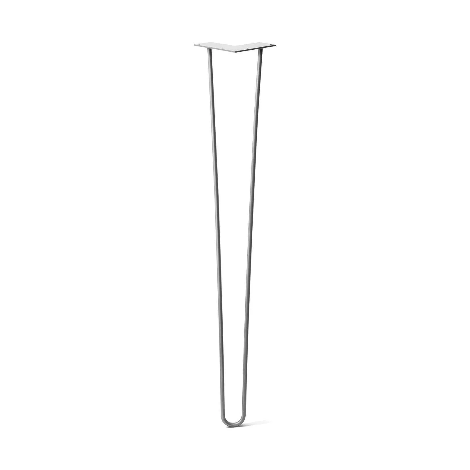 Hairpin Leg (Sold Separately), 2-Rod Design - Clear Coated Finish