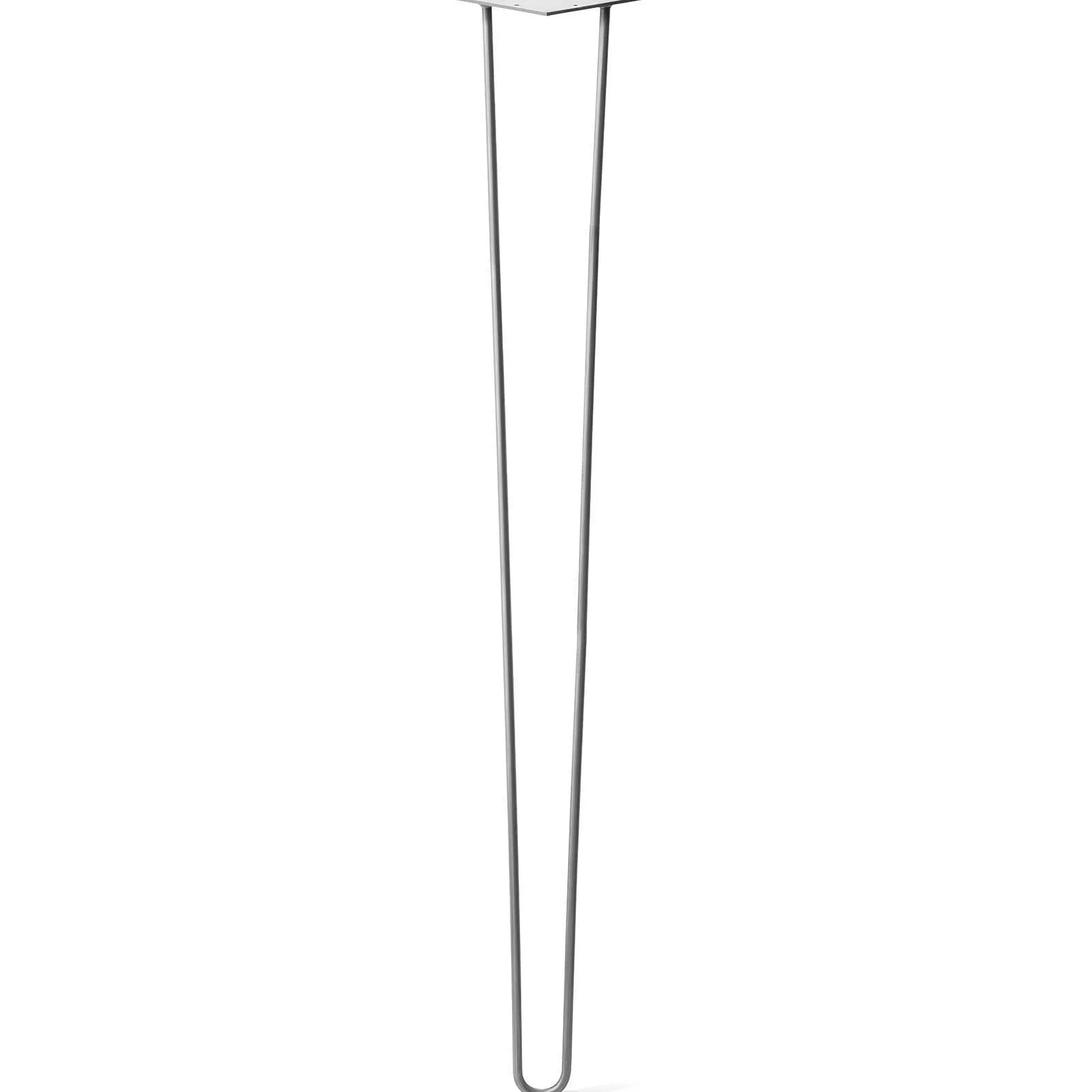 Hairpin Leg (Sold Separately), 2-Rod Design - Clear Coated Finish