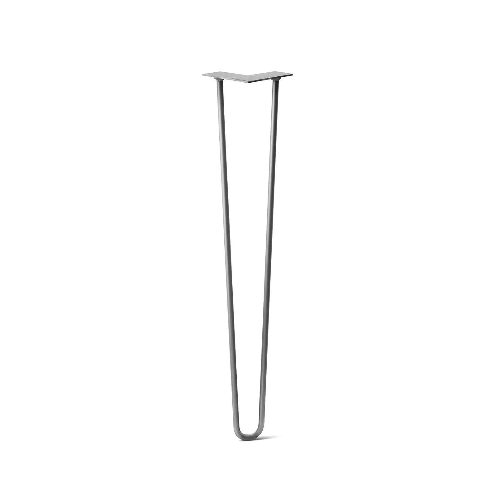 Hairpin Leg (Sold Separately), 2-Rod Design - Clear Coated Finish