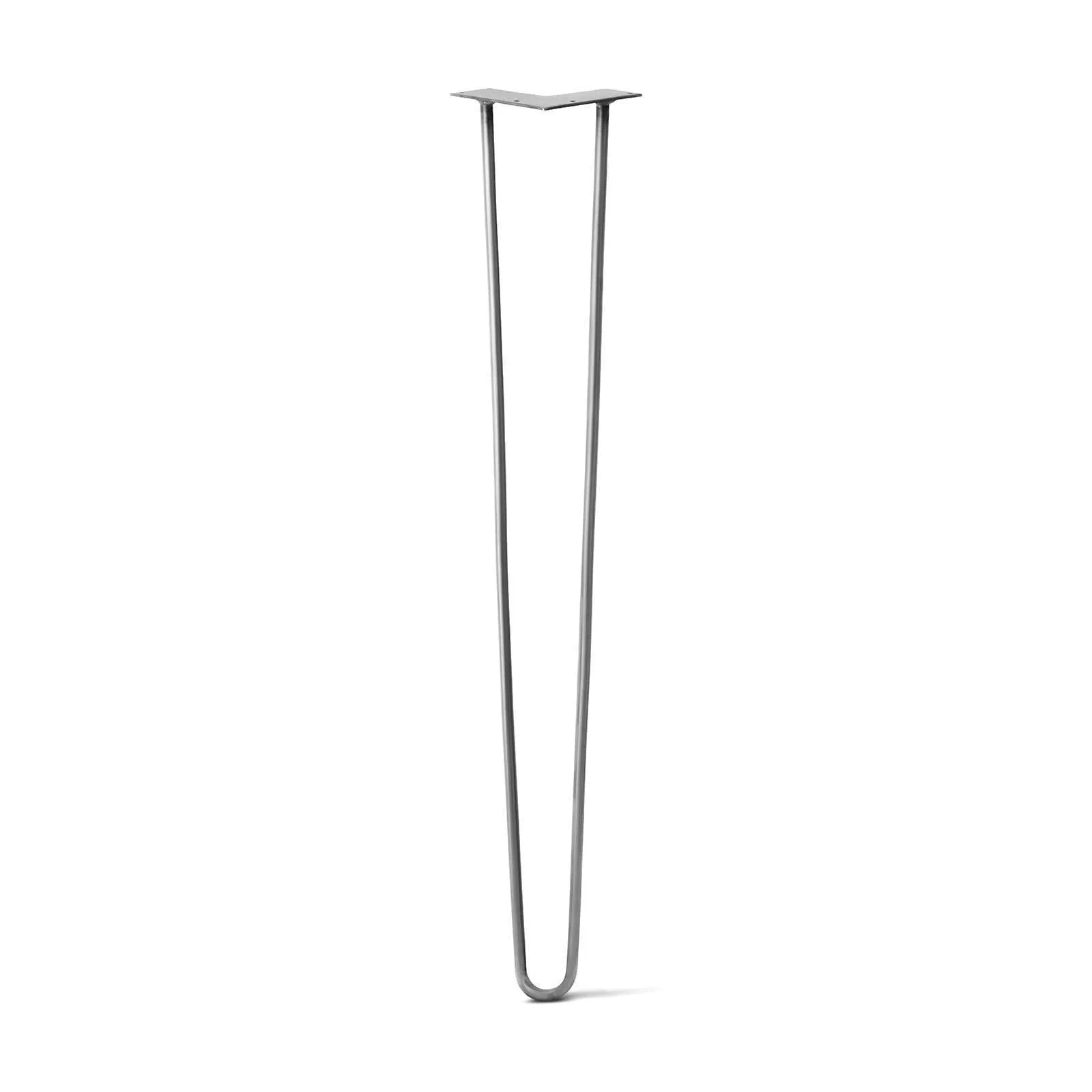 Hairpin Leg (Sold Separately), 2-Rod Design - Clear Coated Finish