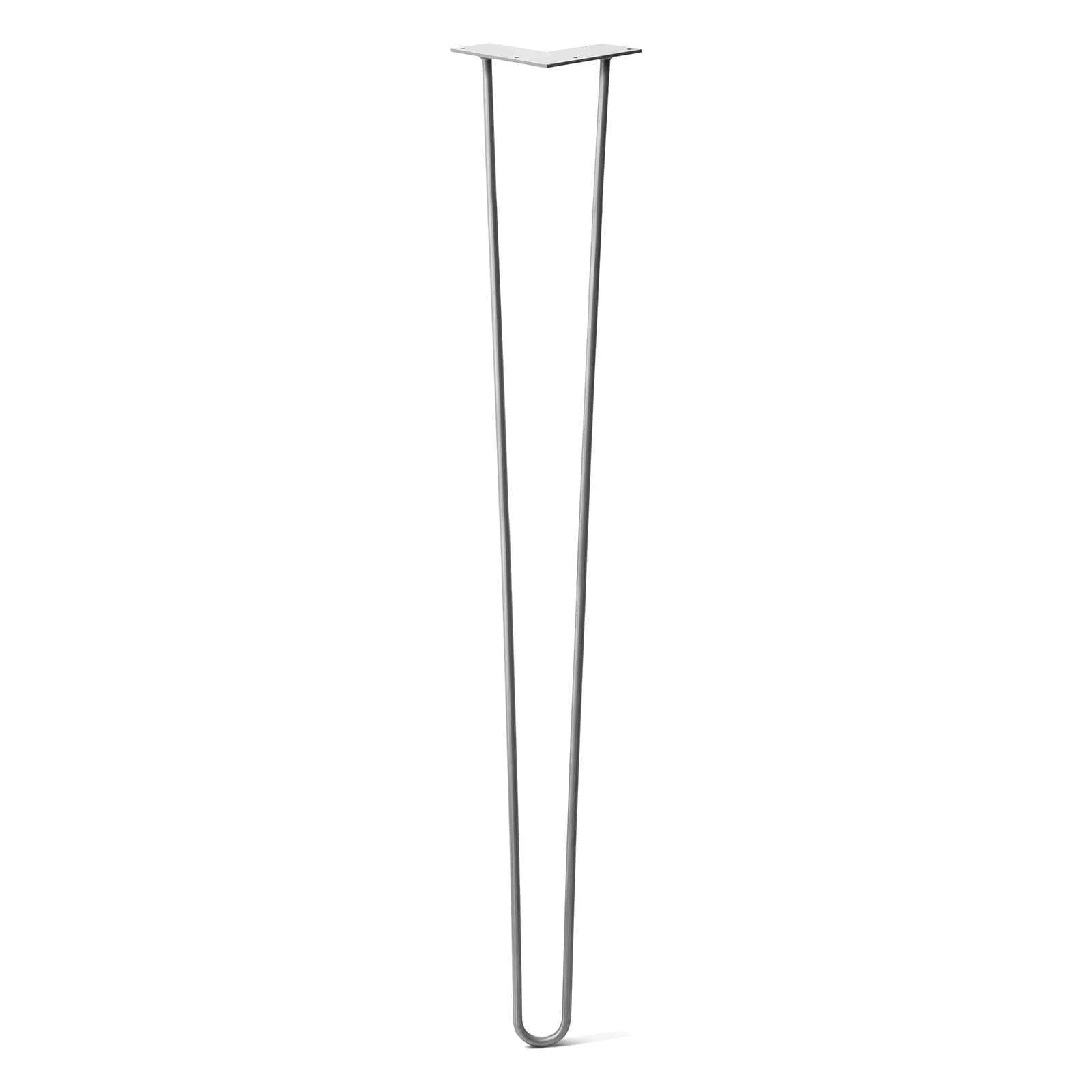 Hairpin Leg (Sold Separately), 2-Rod Design - Clear Coated Finish