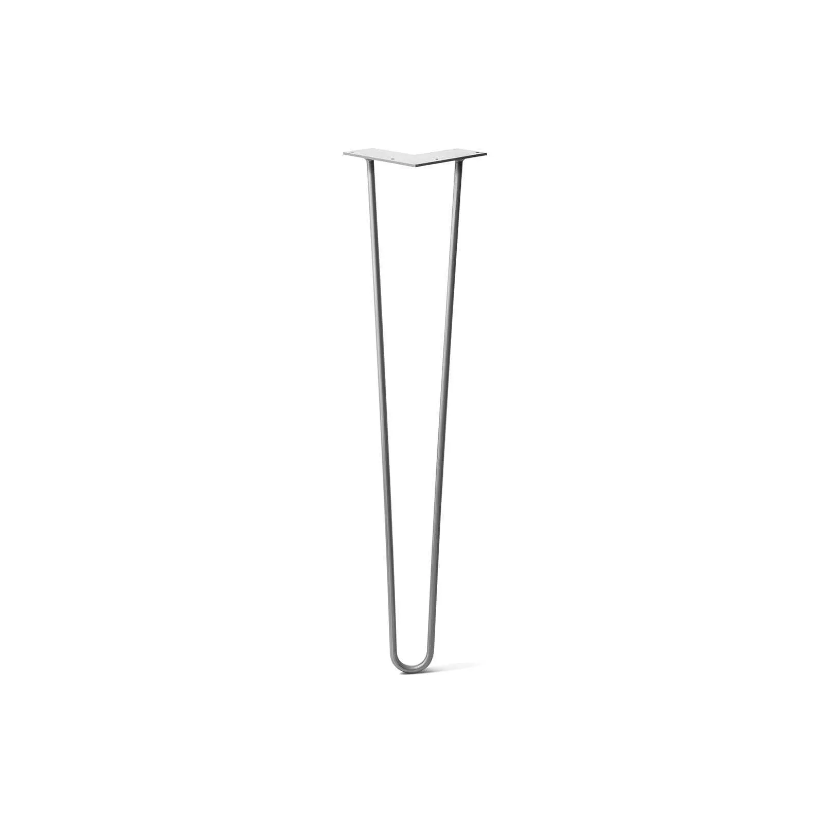 Hairpin Leg (Sold Separately), 2-Rod Design - Clear Coated Finish